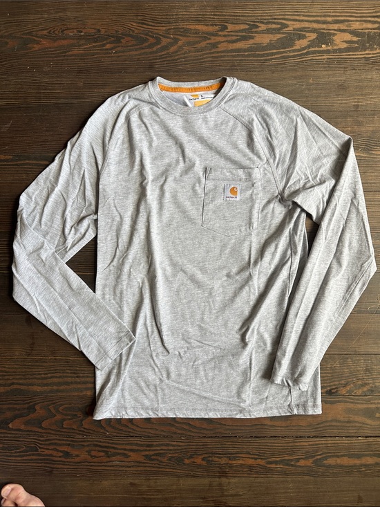 Carhartt Other - Carhartt Force Long Sleeve Pocket T-Shirt‎ Men's Gray Workwear - Size S